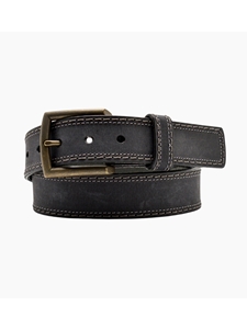 Black Horse Leather Troubadour Men's Belt | Lejon Leather Causal Belts | Sam's Tailoring Fine Men's Clothing
