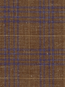 Brown & Navy Plaid Men'S Custom Suit | Heritage Gold Custom Suits | Sam's Tailoring Fine Men Clothing