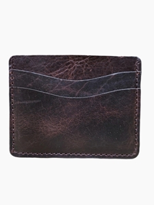 Mocha Sweetwater Bison Leather Wallet | Lejon Leather Wallets | Sam's Tailoring Fine Men's Clothing