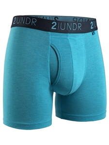 Turquoise Swing Shift 6" Boxer Breif | 2Undr 6" Boxer Brief Underwear's Collection | Sam's Tailoring Fine Men's Clothing