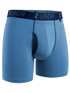 Sky Blue Swing Shift 6" Boxer Breif | 2Undr 6" Boxer Brief Underwear's Collection | Sam's Tailoring Fine Men's Clothing