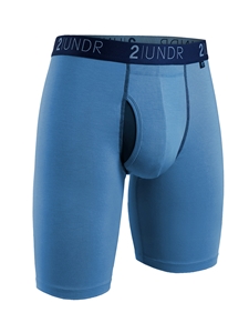 Sky Blue Swing Shift 9" Long Leg Underwear | 2Undr 9" Long Leg Athletic Underwear | Sam's Tailoring Fine Men's Clothing
