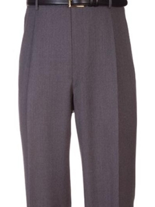 Hickey Freeman Tailored Clothing Charcoal Gabardine Trousers 604016 - Spring 2015 Collection Trousers | Sam's Tailoring Fine Men's Clothing