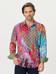 Multi The Stonesifer Limited Edition Long Sleeve Button Down Shirt | Robert Graham Long Sleeves Shirts Collection | Sam's Tailoring Fine Men Clothing
