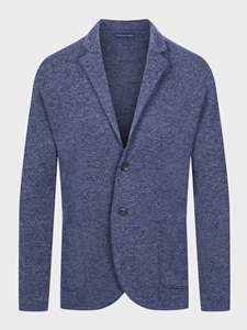 Navy With Two Buttons Men'S Premium Swacket   | Emanuel Berg Jackets Collection | Sam's Tailoring Fine Men Clothing