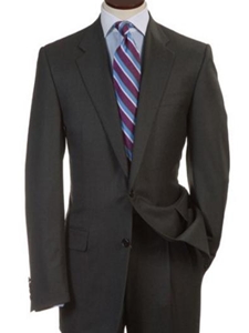 Hickey Freeman Tailored Clothing Gray Solid Suit 001-304701 - Suits | Sam's Tailoring Fine Men's Clothing