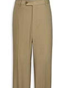 Hickey Freeman Tailored Clothing Khaki Linen Trousers 091600503 - Spring 2015 Collection Trousers | Sam's Tailoring Fine Men's Clothing