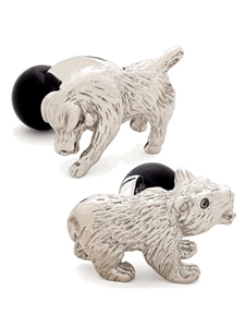 Tateossian London Baby Bull and Bear Cufflinks CUF0557 - Cufflinks | Sam's Tailoring Fine Men's Clothing