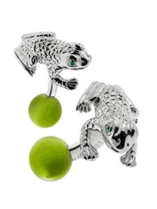 Tateossian Killer Frog Cufflinks BTS-9174 - Cufflinks | Sam's Tailoring Fine Men's Clothing