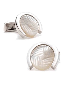 Tateossian London MOP Halo Cufflinks CUF0551 - Cufflinks | Sam's Tailoring Fine Men's Clothing