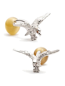 Tateossian London Eagle Eye Cufflinks CUF0064 - Cufflinks | Sam's Tailoring Fine Men's Clothing