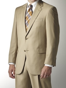 Hart Schaffner Marx Tan Solid Suit 195750313054 - Spring 2015 Collection Suits | Sam's Tailoring Fine Men's Clothing