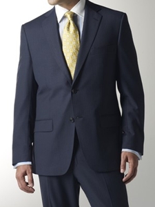 Hart Schaffner Marx Navy/Blue Micro Stripe Suit 133336812183 - Suits | Sam's Tailoring Fine Men's Clothing