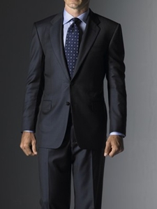 Hickey Freeman Tailored Clothing Navy Stripe Suit 081305031104 - Suits | Sam's Tailoring Fine Men's Clothing