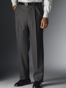 Hickey Freeman Tailored Clothing Medium Gray Tropical Trousers 055600002802 - Spring 2015 Collection Trousers | Sam's Tailoring Fine Men's Clothing