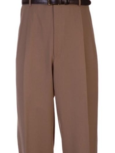 Hickey Freeman Tailored Clothing Tan Gabardine Trousers 604007 - Trousers or Pants | Sam's Tailoring Fine Men's Clothing
