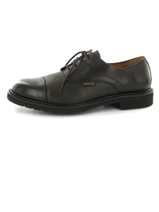 Dark Brown Smooth/Grain Leather Lining Shoe| Sam's Tailoring Fine Men's Clothing