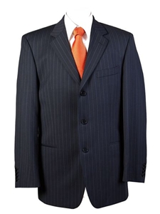 Navy Pinstripe Suit Suit & Sportcoats 3771 - Hugo Boss | SamsTailoring | Fine Men's Clothing