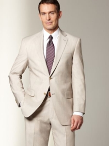 Hart Schaffner Marx Tan Stripe Suit 165659502064 - Spring 2015 Collection Suits | Sam's Tailoring Fine Men's Clothing