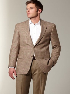 Hart Schaffner Marx Windowpane Herringbone Sportcoat 833446504734 - Sportcoats | Sam's Tailoring Fine Men's Clothing