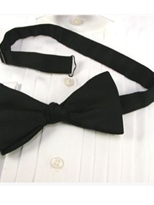 Robert Talbott Faille Pre-Tied Bow Tie 010016B-01- Formal Wear | Sam's Tailoring Fine Men's Clothing