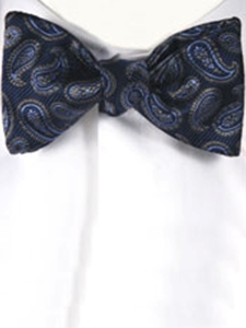 Robert Talbott Blue Classic 'to tie' Bow 001080A-09 - Bow Ties & Sets | Sam's Tailoring  Fine Men's Clothing