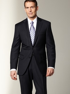 Hart Schaffner Marx Navy Pinstripe Suit 198389860068 - Suits | Sam's Tailoring Fine Men's Clothing