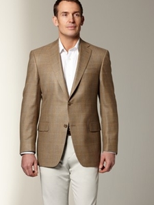 Hart Schaffner Marx Brown Plaid Sportcoat 842519505734 - Sportcoats | Sam's Tailoring Fine Men's Clothing