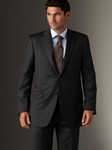 Modern Mahogany Collection Charcoal Stripe Suit A03015305010 - Sam's Tailoring Fine Men's Clothing