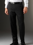 Hickey Freeman Tailored Clothing Modern Mahogany Collection Black Gabardine Trousers A75015604000 - Spring 2015 Collection Trousers | Sam's Tailoring Fine Men's Clothing