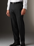 Hickey Freeman Tailored Clothing Modern Mahogany Collection Charcoal Gabardine Trousers A75015604017 - Spring 2015 Collection Trousers | Sam's Tailoring Fine Men's Clothing
