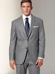 Hart Schaffner Marx Grey Flannel Pinstripe Suit 482342183 - Spring 2015 Collection Suits | Sam's Tailoring Fine Men's Clothing