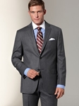 Hart Schaffner Marx Solid Grey Flannel Suit 345610183 - Suits | Sam's Tailoring Fine Men's Clothing