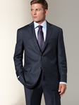 Hart Schaffner Marx Navy Melange Plaid Suit 764304183 - Spring 2015 Collection Suits | Sam's Tailoring Fine Men's Clothing