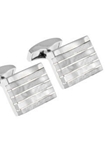 Tateossian London Rectangular Stripe White Mother-of-pearl Cufflinks CUF0193 - Cufflinks | Sam's Tailoring Fine Men's Clothing