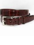 Genuine American Alligator Belt - Cognac 5047 - Torino Leather Exotic Belts | Sam's Tailoring Fine Men's Clothing