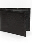 Torino Leather Genuine Lizard Billfold Wallet - Black 91201 - Leather Wallets | Sam's Tailoring Fine Men's Clothing