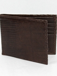 Torino Leather Genuine Lizard Billfold Wallet - Cognac 91202 - Leather Wallets | Sam's Tailoring Fine Men's Clothing