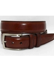 Torino Leather Chili Burnished Veal Belt 55077 - Dressy Elegance Belts | Sam's Tailoring Fine Men's Clothing