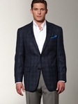 Hart Schaffner Marx Blue Plaid Sportcoat 305429711702 - Sportcoats | Sam's Tailoring Fine Men's Clothing