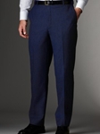 Mahogany Collection Navy Flat Front Trouser B73021608004 - Spring 2015 Collection Trousers | Sam's Tailoring Fine Men's Clothing