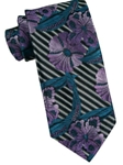 Robert Talbott Black Seven Fold 3D Botanicals Tie 51725M0-04 - Seven Fold Ties | Sam's Tailoring Fine Men's Clothing