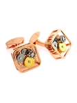 Tateossian London RT Gear Cufflinks - Rose Gold CL0679 - Cufflinks | Sam's Tailoring Fine Men's Clothing