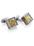 Tateossian London RT Pandora's Box - Gold Leaf CL2409 - Cufflinks | Sam's Tailoring Fine Men's Clothing