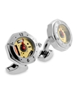 Tateossian London RT Mechanical Watch Cufflinks - Skeleton CL0615 - Cufflinks | Sam's Tailoring Fine Men's Clothing