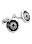 RT Mechanical Compass Cufflinks - White