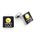 Tateossian London RT Vintage Sports - Basketball CL2552 - Cufflinks | Sam's Tailoring Fine Men's Clothing