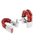 Tateossian London RT Scoubidou Fibre Optic Wraparound - Red and Orange CL0619 - Cufflinks | Sam's Tailoring Fine Men's Clothing