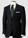 Hart Schaffner Marx 125th Anniversary Navy Pinstripe Suit 404427954H82 - Suits | Sam's Tailoring Fine Men's Clothing