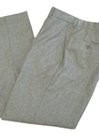 Robert Talbott Dove Grey Wool Flat Front Trouser B60VTRLG-01 - Pants | Sam's Tailoring Fine Men's Clothing